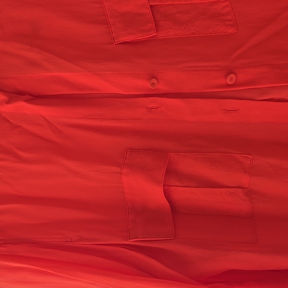 BCBG Sheer Button Down Shirt Size Medium - Picture 2 of 4